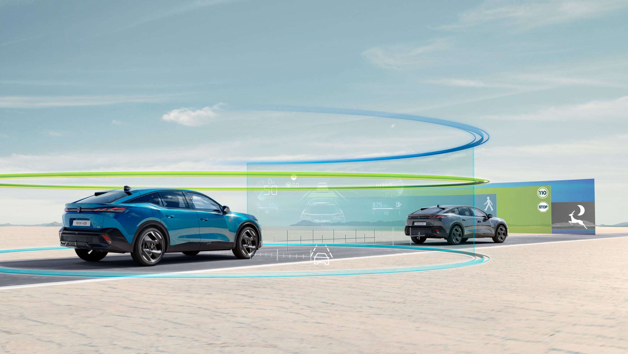 Peugeot 408, демонстрація дії систем безпеки