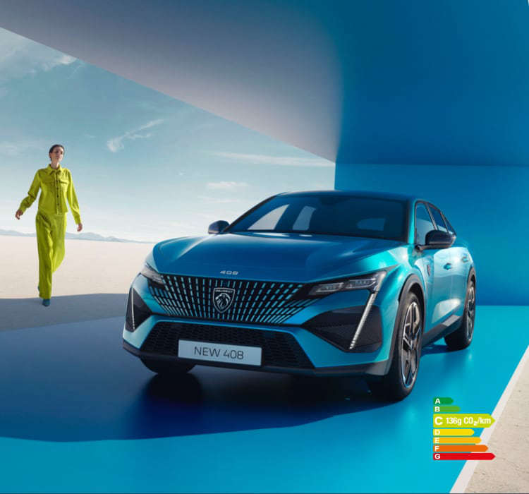 Peugeot 408, вигляд спереду